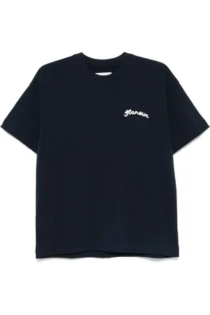 FLÂNEUR Logo-embroidered T-shirt