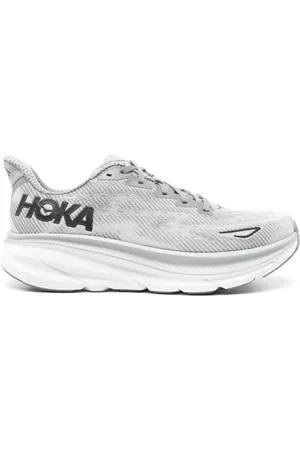Hoka One One Clifton 9 ribbed sneakers