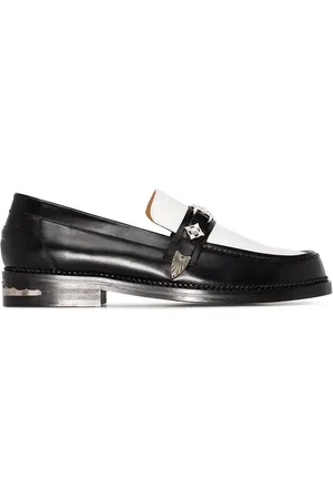 TOGA VIRILIS Two-tone buckled loafers