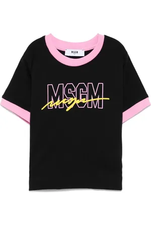 Msgm Logo-embossed T-shirt