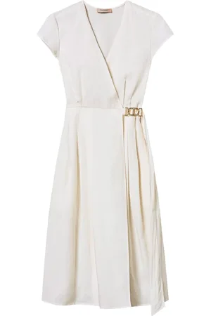 Twin-Set Logo-plaque dress