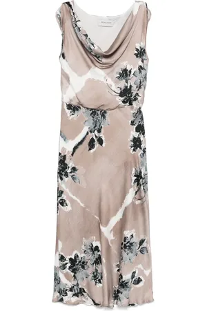 Ermanno Firenze Floral-print midi dress