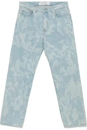 Lacoste Embroidered-logo jeans