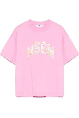 Msgm Logo-embellished T-shirt