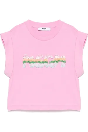 Msgm Bead-logo T-shirt