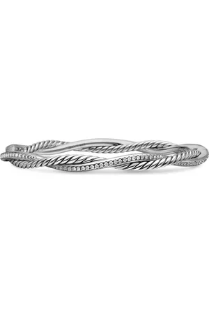 David Yurman Sterling Petite Infinity diamond bracelet (4.4mm)