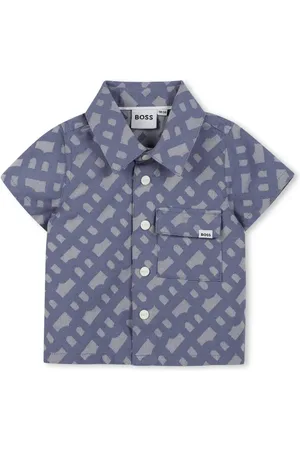 HUGO BOSS Monogram shirt and shorts set