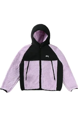 STUSSY Shearling panelled jacket