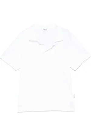 Il gufo Palm tree-embroidered polo shirt