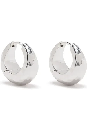 Dower and Hall Chunky tapered nomad huggie hoops