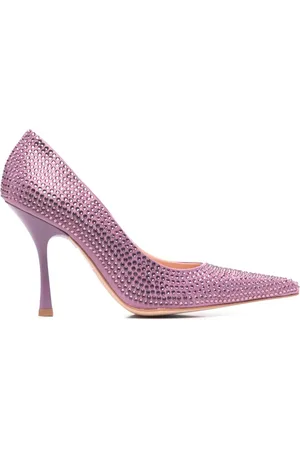 Liu Jo X Leonie Hanne crystal-embellished pointed-toe pumps