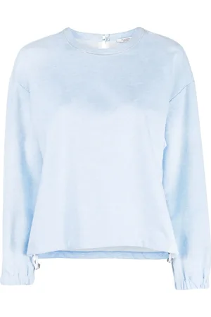 PESERICO SIGN Rear button-fastening knitted top