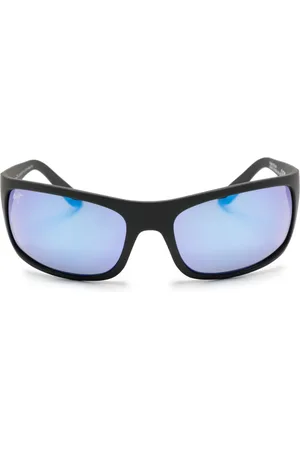 Maui Jim Mirrored rectangle-frame sunglasses