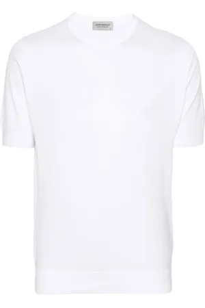JOHN SMEDLEY Kempton knitted cotton T-shirt