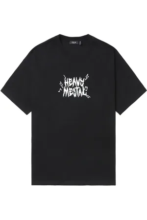 FIVE CM Text-print cotton T-shirt