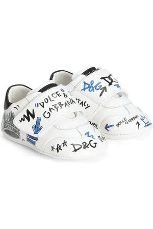 Dolce & Gabbana Printed lambskin sneakers