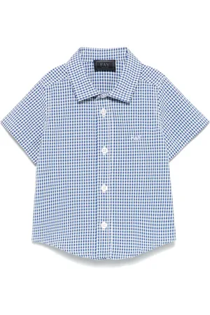 FAY Gingham-pattern shirt