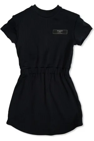 Balmain Logo-patch dress