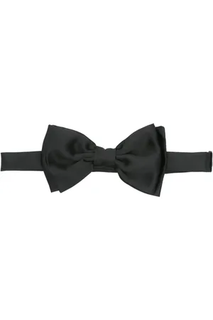 LARDINI Satin bow tie