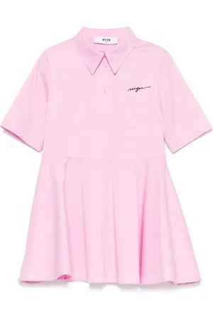 Msgm Logo-embroidered dress