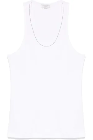 PESERICO SIGN Beaded trim-detail top