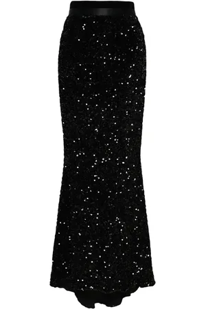 Styland Sequind high-waist maxi skirt