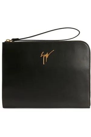 Giuseppe Zanotti Fabian leather clutch bag