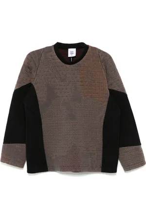 Stain Shade Panelled sweatshirt