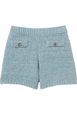 Twin-Set Oval T button-detail shorts