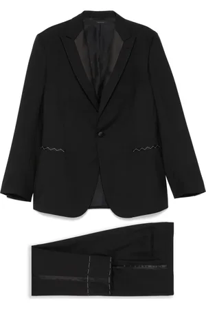 BRIONI Satin-trim suit