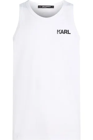 Karl Lagerfeld Logo-print tank top