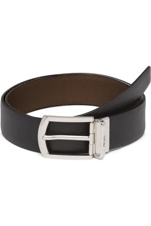 Prada Reversible saffiano leather belt