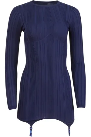 FLEUR DU MAL Garter mini dress
