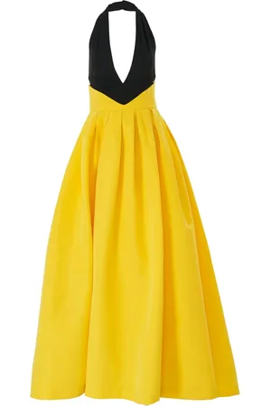 Carolina Herrera Plunging V-neck gown