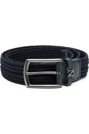 Ermenegildo Zegna Braided buckle belt