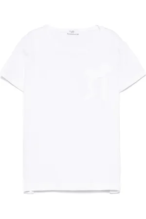 Il gufo Bow-detailed T-shirt