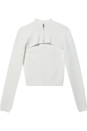 JUUN.J High-neck zipped jumper
