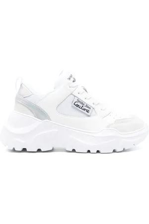 VERSACE Logo-patch sneakers