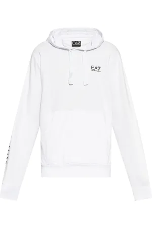 EA7 Logo-print hoodie