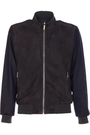 MOORER Zip-up bomber jacket