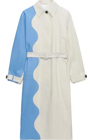 Msgm Two-tone trench coat