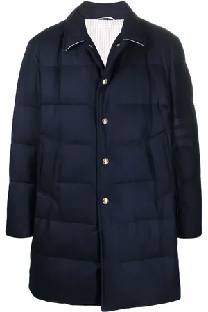 Thom Browne 4-Bar padded coat