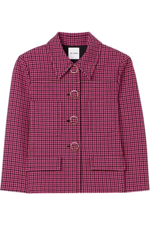 ST. JOHN Mini plaid jacket