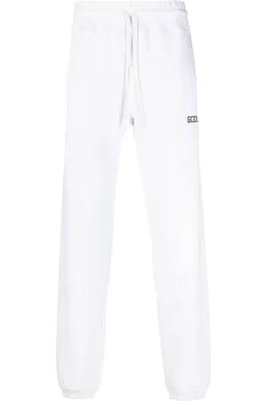 GCDS Tapered-leg drawstring trousers
