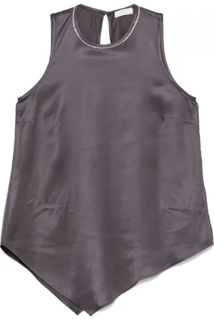 PESERICO SIGN Beaded trim-detail top