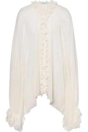 Serafini Ruffle-trim blouse