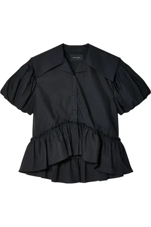 Simone Rocha Cropped sailor puff shirt