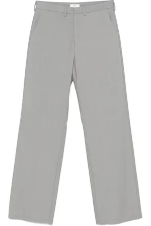 RIER Waxed poplin trousers