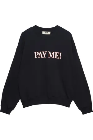 Msgm Slogan-print sweatshirt