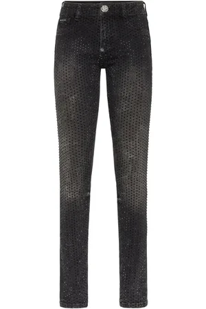 Philipp Plein Crystal-embellished jeans